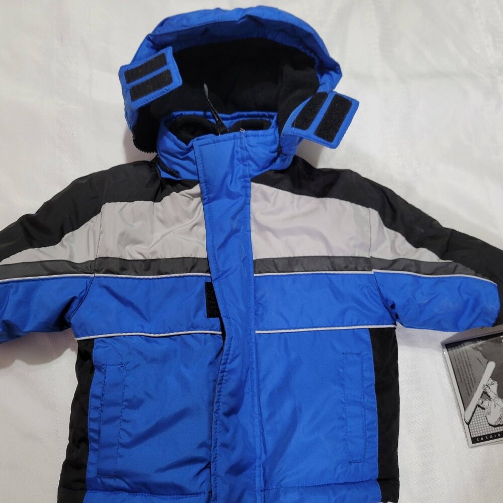 Rothschild NWT 12 month Winter Coat Cobalt Blue Black Grey . Mixed Bin Z35
